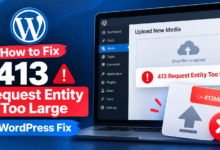 fix 413 request entity too large wordpress