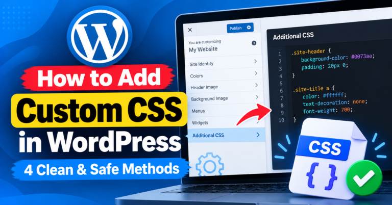 Add Custom CSS in WordPress