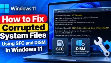 Fix Corrupted Windows 11 System Files