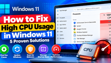 Fix High CPU Usage in Windows 11