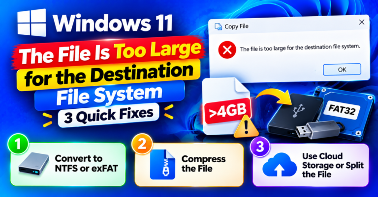 Windows 11 File Size Fixes