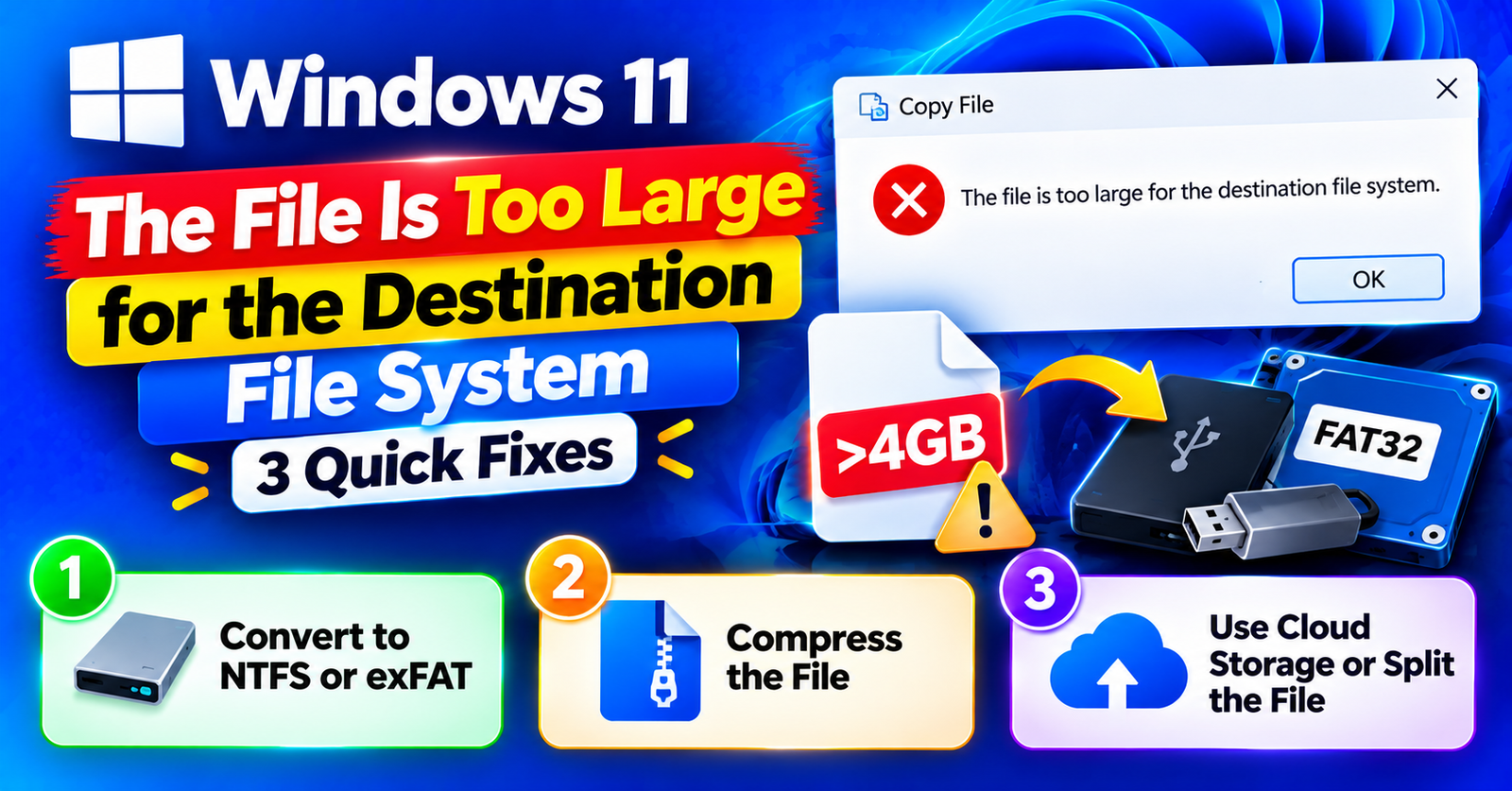 Windows 11 File Size Fixes