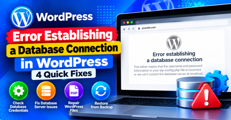 WordPress Database Error_ 4 Quick Fixes