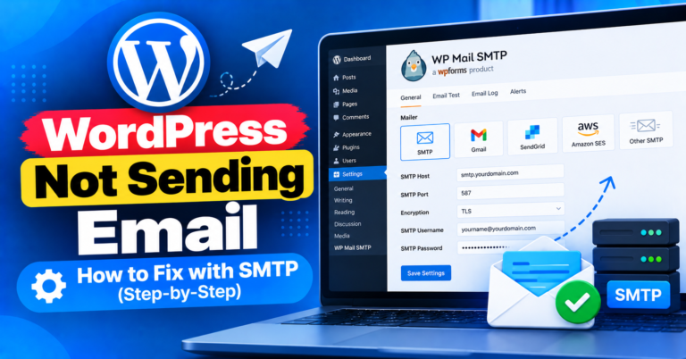 WordPress Email Not Sending_ SMTP Fix