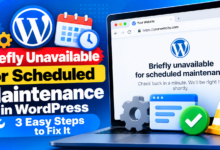 WordPress Maintenance Fix Guide