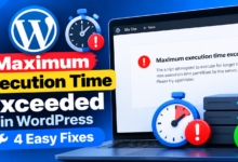 WordPress Maximum Execution Time Fix